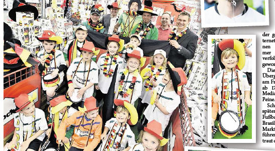 PAZ: F-Junioren des SSV Stederdorf testeten gestern schon einmal die „ComBinho“-Samba-Trommeln