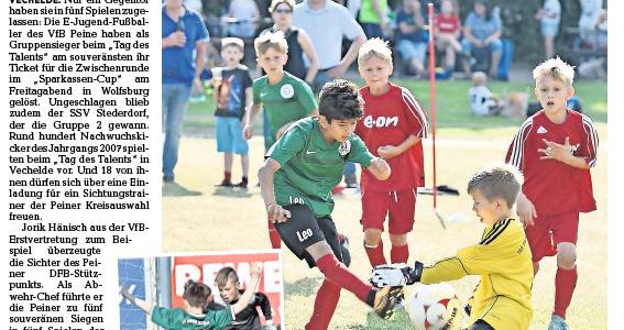 PAZ: VfB Peine souverän, SSV Stederdorf überrascht PAZ: VfB Peine souverän, SSV Stederdorf überrascht