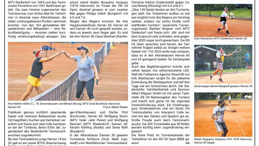 PAZ: 3. Elli Oil Open vom vom 20. bis 22. August 2021