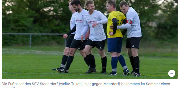 PAZ: Trainer-Youngster übernimmt beim SSV Stederdorf PAZ: Trainer-Youngster übernimmt beim SSV Stederdorf