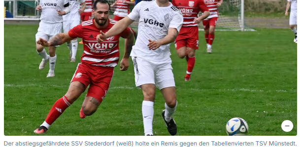 PAZ: SSV Stederdorf holt überraschenden Punkt und eine Kapitänskiste PAZ: SSV Stederdorf holt überraschenden Punkt und eine Kapitänskiste